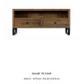 Hafren Collection Sherlock Nixon Small TV Unit