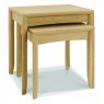 Bentley Designs Bergen Oak Nest Of Lamp Tables